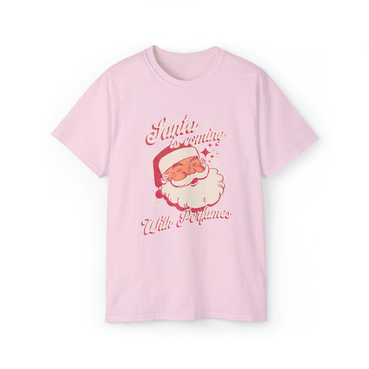 Santa Is Coming Unisex Ultra Cotton Tee